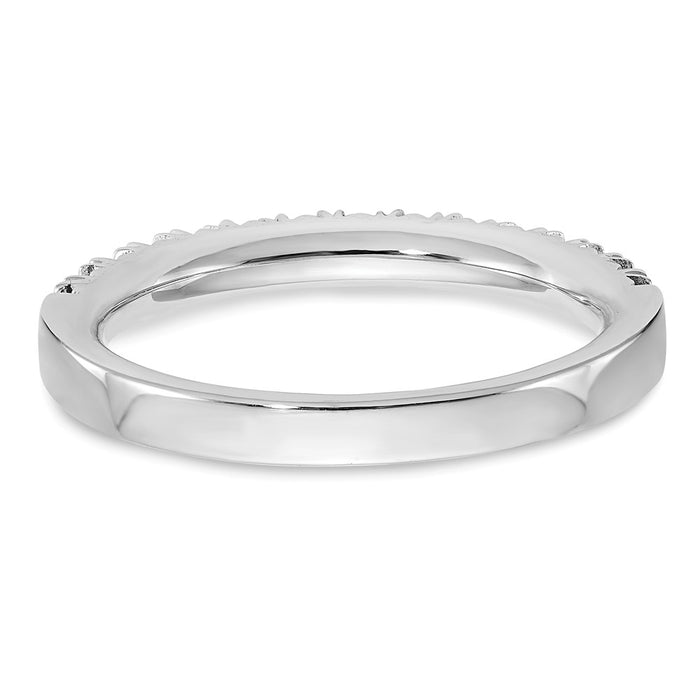 Exclusive 14K White Gold 3/8 Carat Diamond Eternity Band - Stylish Value!-5