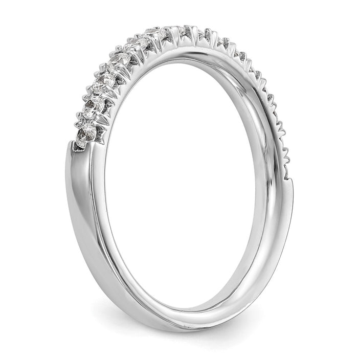 Exclusive 14K White Gold 3/8 Carat Diamond Eternity Band - Stylish Value!-6