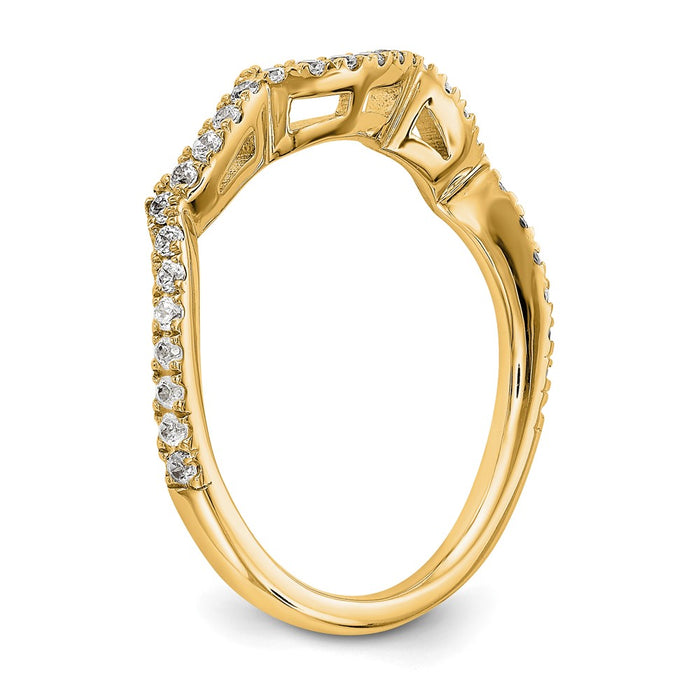 Exclusive 14K Yellow Gold Diamond Engagement Ring - Luxury Design, Beautiful Value-7