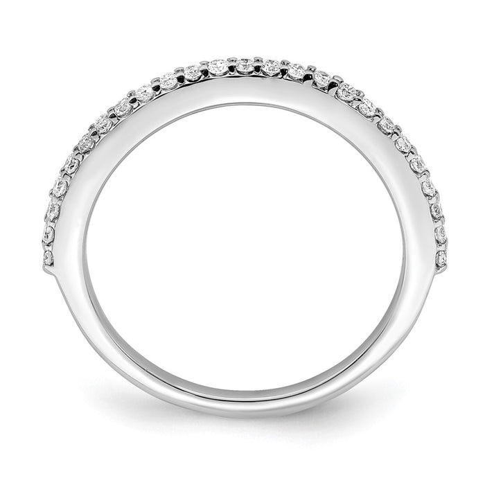 Buy Stylish 14K White Gold 1/4 Carat Diamond Wedding Band - High-Quality Value-2