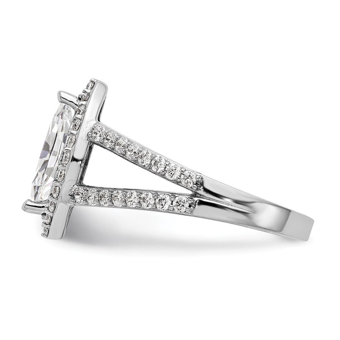 Buy Exclusive 14K White Gold Semi-Mount Engagement Ring for 1 Carat Stone-3