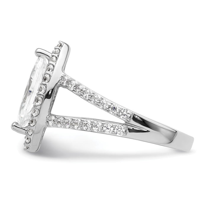 Buy Exclusive 14K White Gold Halo Engagement Ring Semi-Mount for 2 Carat-3