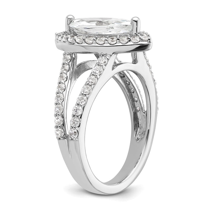 Buy Exclusive 14K White Gold Halo Engagement Ring Semi-Mount for 2 Carat-6