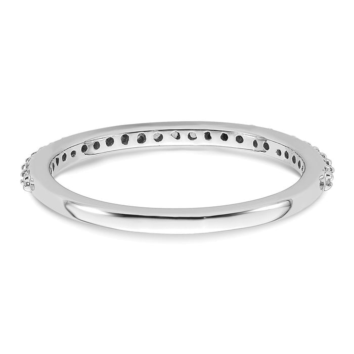 Buy Exclusive 14K White Gold Wedding Band Set with 1/4 Carat Diamonds - Stylish Value!-5