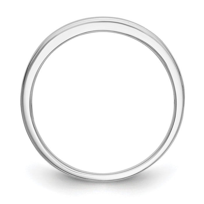 Buy Stylish 14K White Gold Wedding Band with 1/3 Carat Diamonds - Luxury Value!-2