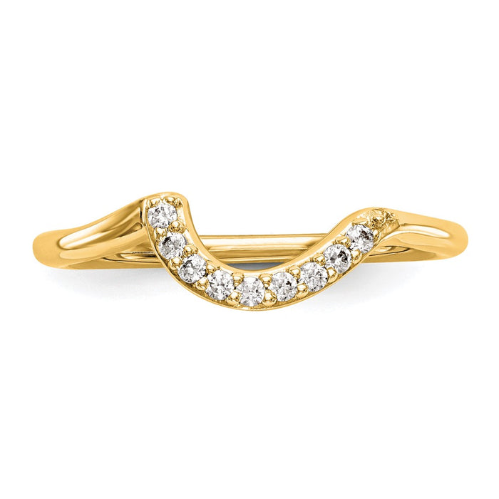 Exclusive 14K Gold Diamond Wedding Ring - Stylish Design, Affordable Luxury-4