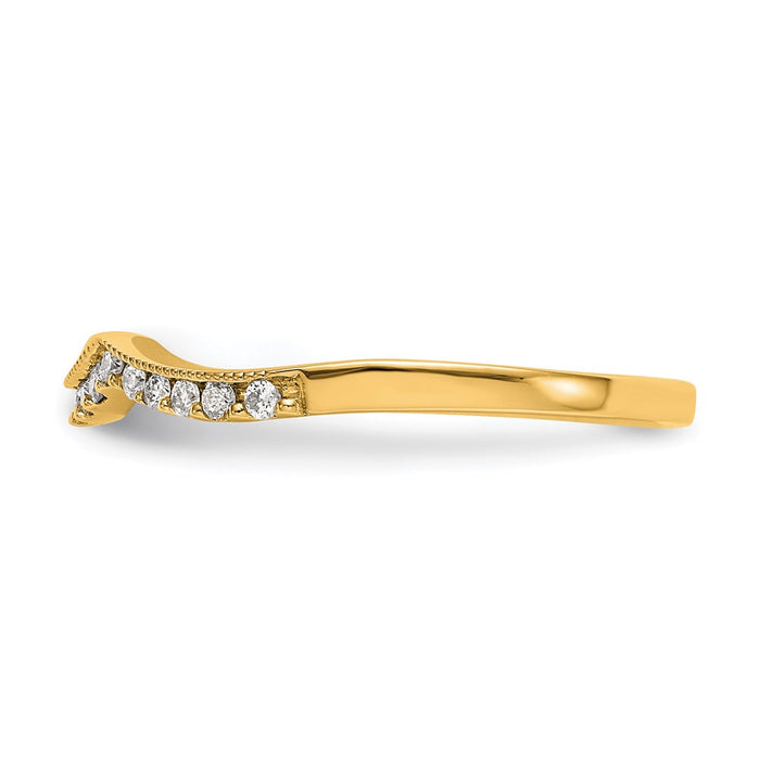 Buy 14K Yellow Gold Diamond Eternity Wedding Band | Stylish & Affordable Luxury-3