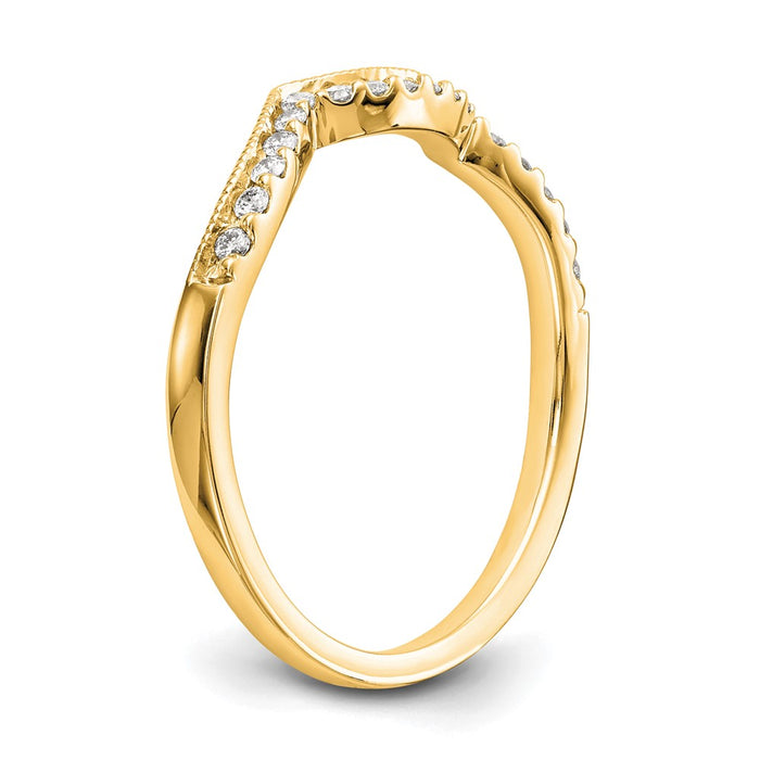 Buy 14K Yellow Gold Diamond Eternity Wedding Band | Stylish & Affordable Luxury-6