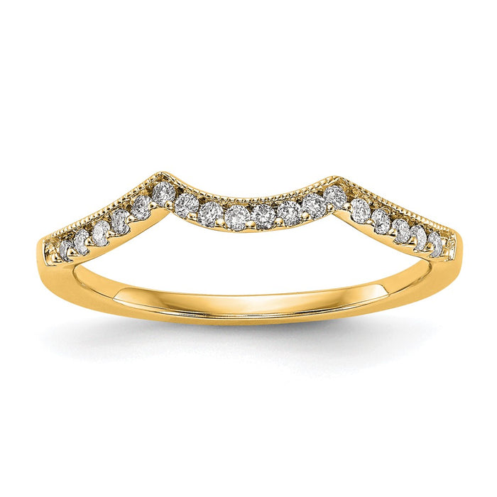 Buy 14K Yellow Gold Diamond Eternity Wedding Band | Stylish & Affordable Luxury-1