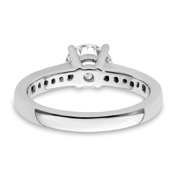 Buy Exclusive 14K White Gold Engagement Ring | 3/4 Carat Center & Diamonds-3