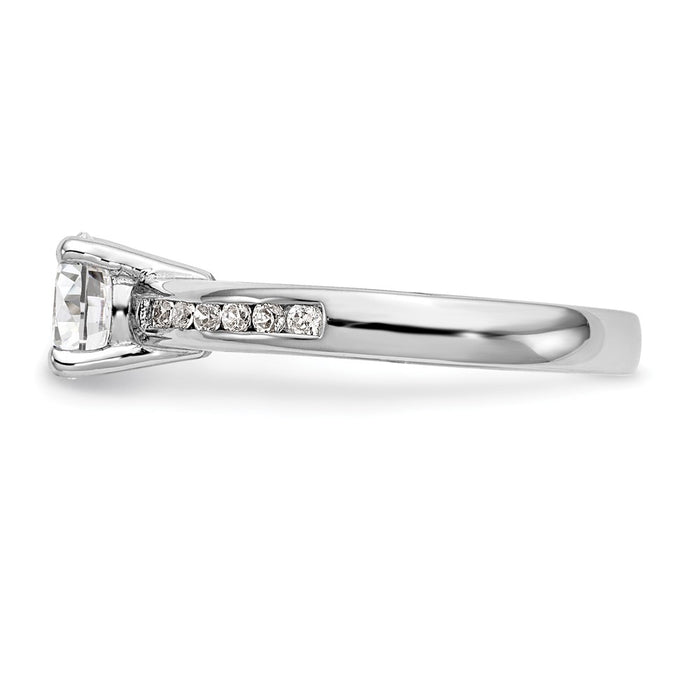 Buy Exclusive 14K White Gold Engagement Ring Semi-Mount for 1 Carat Diamond-3