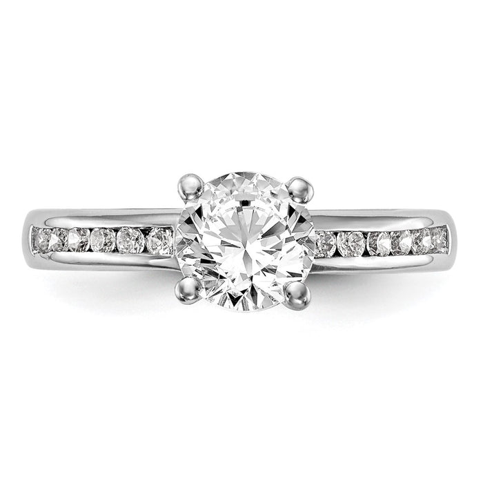 Buy Exclusive 14K White Gold Engagement Ring Semi-Mount for 1 Carat Diamond-4