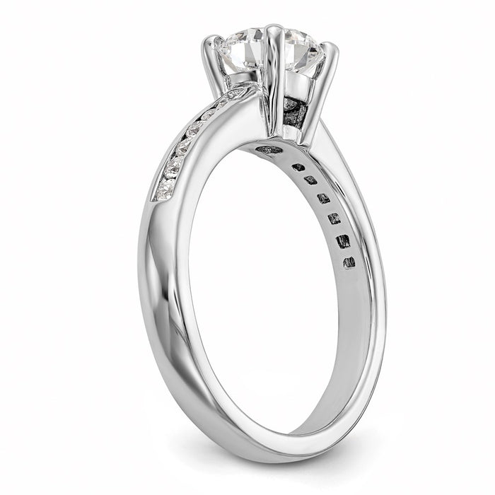 Buy Exclusive 14K White Gold Engagement Ring Semi-Mount for 1 Carat Diamond-6