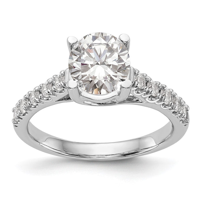 Buy Exclusive 14K White Gold Semi-Mount Engagement Ring, 1.5 Carat Center-1
