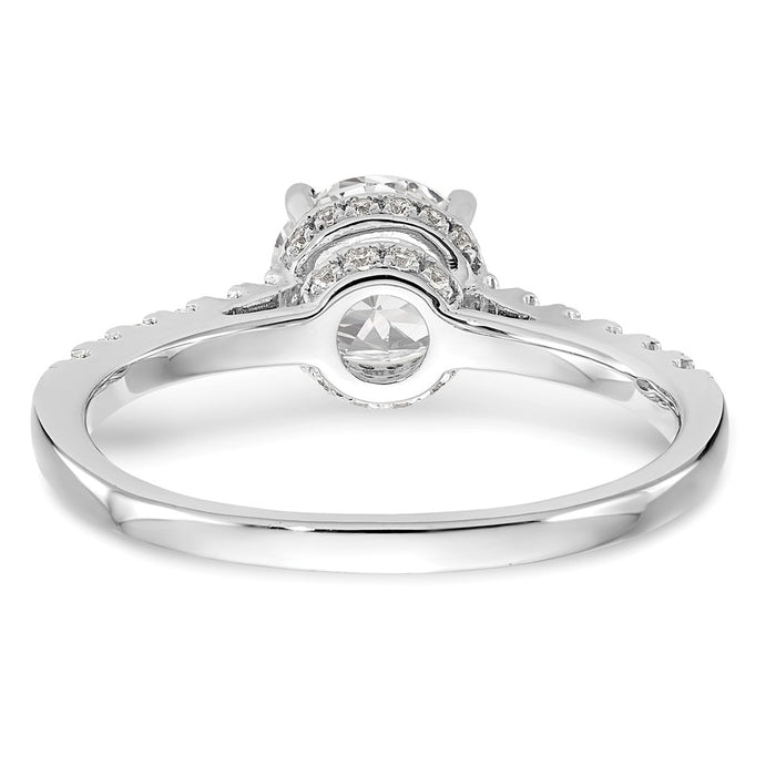 Buy Exclusive 14K White Gold Semi-Mount Engagement Ring for 1.25 Carat-5