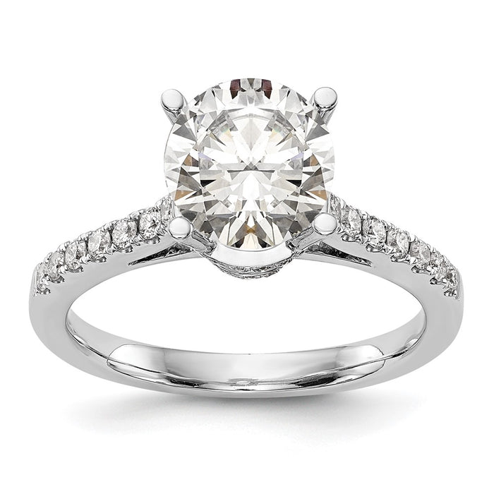 Buy Exclusive 14K White Gold Semi-Mount Engagement Ring for 1.25 Carat-1