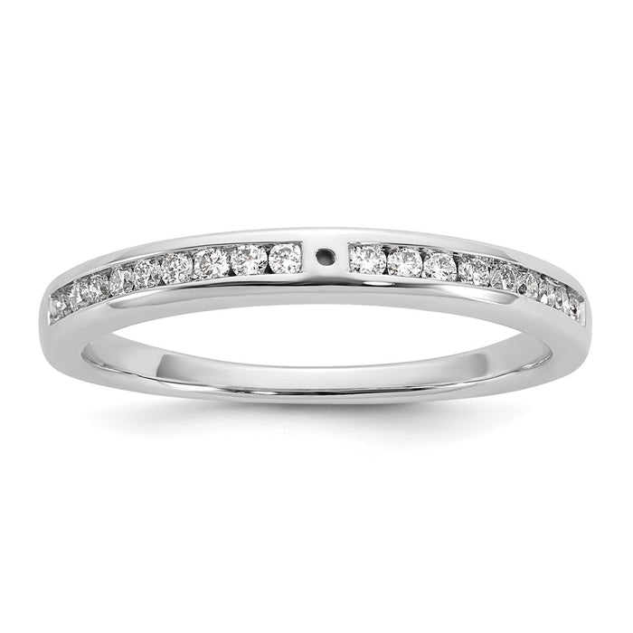 Buy Exclusive 14K White Gold Engagement Ring, 1/5 Carat Diamonds, Stylish Design-1