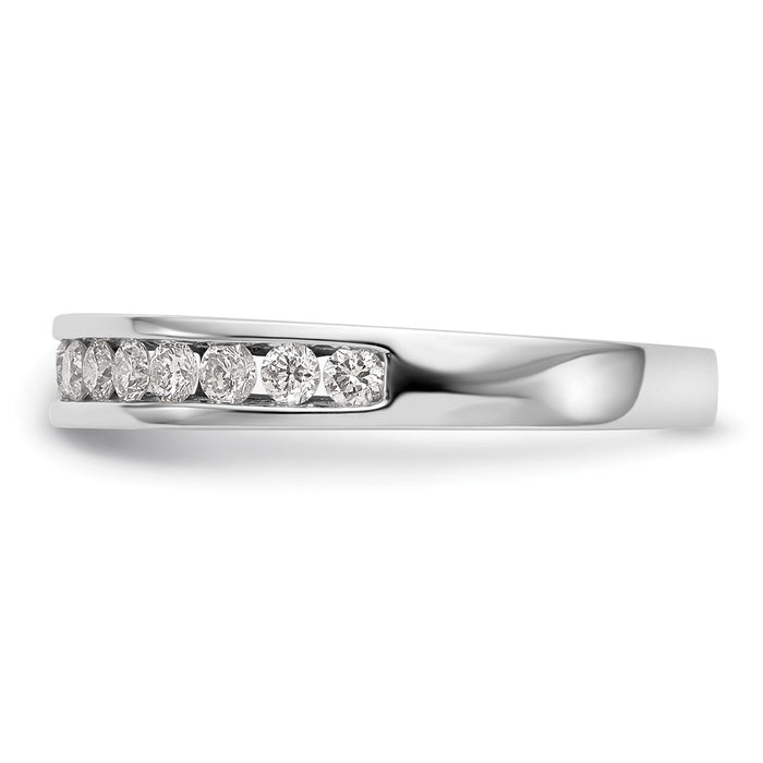 Buy Exclusive 14K White Gold 1/2 Carat Diamond Wedding Band - Stylish Value-3