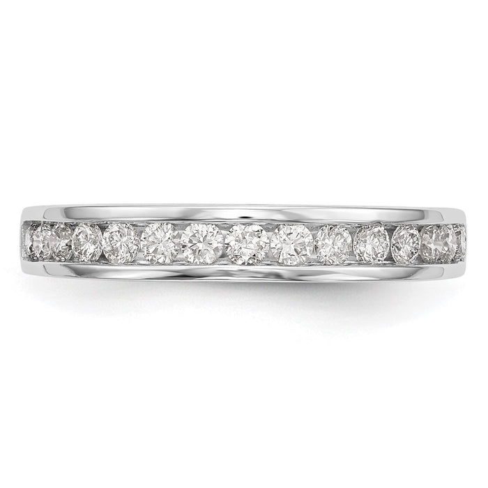 Buy Exclusive 14K White Gold 1/2 Carat Diamond Wedding Band - Stylish Value-4