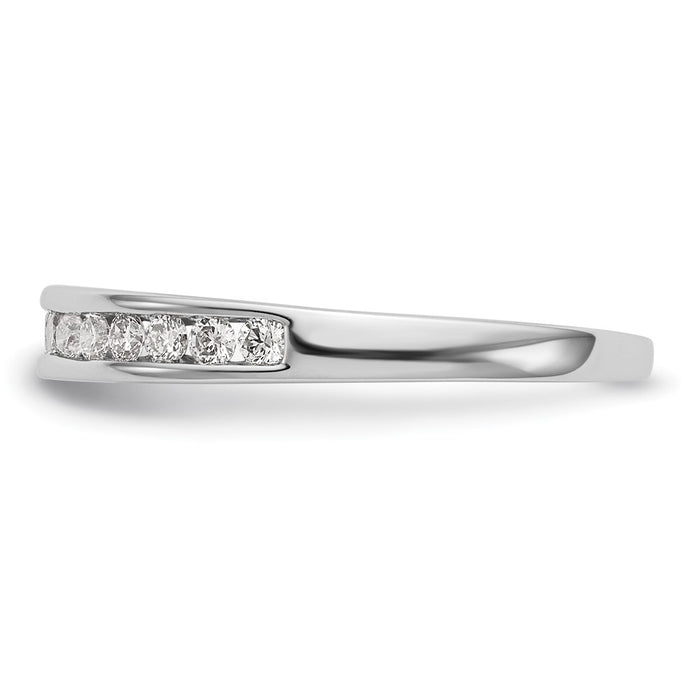 Buy Stylish 14K White Gold Wedding Band - 1/3 Carat Diamond, Affordable Price!-3