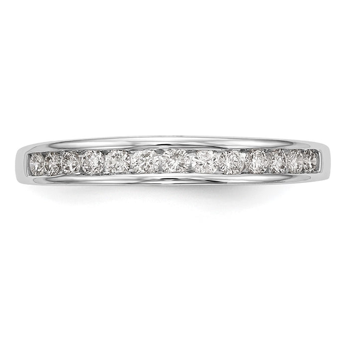 Buy Stylish 14K White Gold Wedding Band - 1/3 Carat Diamond, Affordable Price!-4