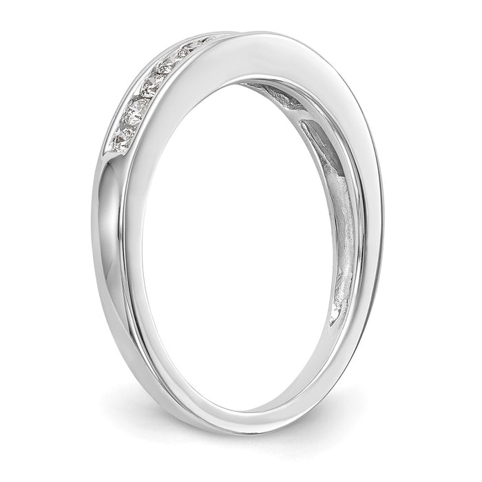 Buy Stylish 14K White Gold Wedding Band - 1/3 Carat Diamond, Affordable Price!-6