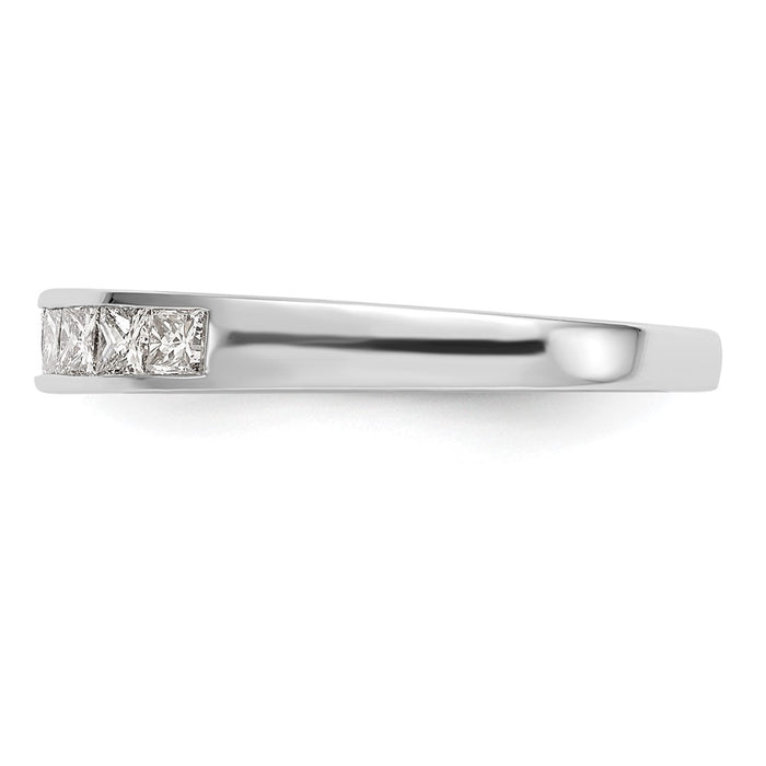 High-Quality 14K White Gold Diamond Eternity Wedding Band | Stylish Value Ring-4