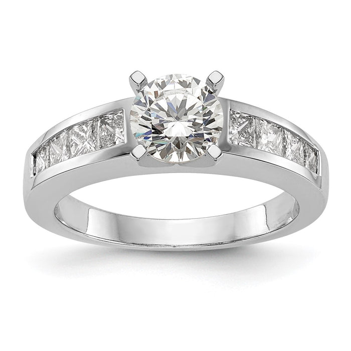 Buy Exclusive 14K White Gold Semi-Mount Engagement Ring with 3/4 Carat Diamonds-1