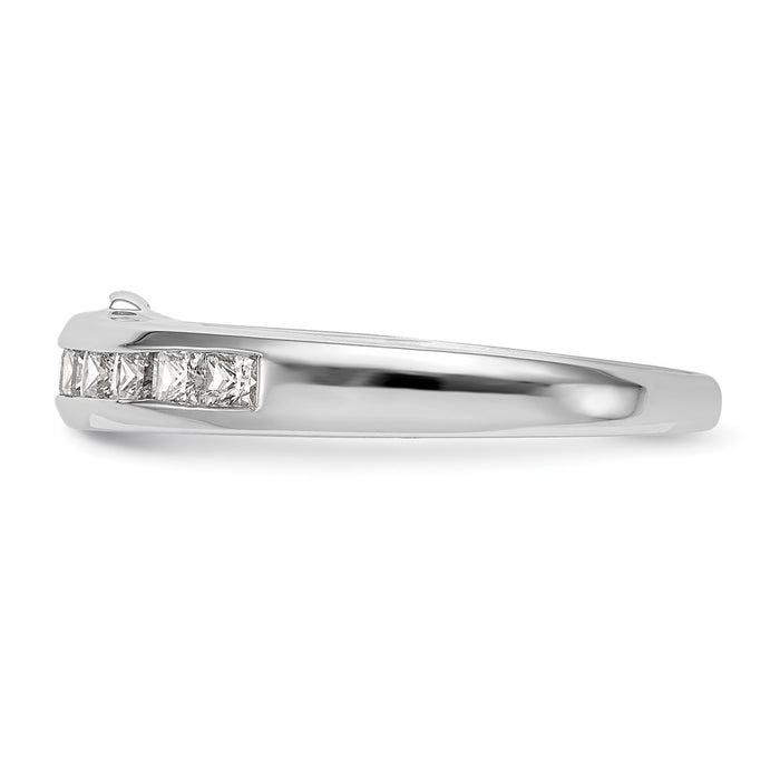 Buy Exclusive 14K White Gold Wedding Band - 3/4 Carat Diamond, Stylish Design-3