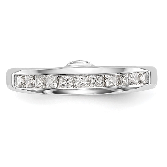Buy Exclusive 14K White Gold Wedding Band - 3/4 Carat Diamond, Stylish Design-4