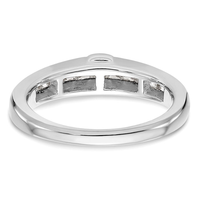 Buy Exclusive 14K White Gold Wedding Band - 3/4 Carat Diamond, Stylish Design-5