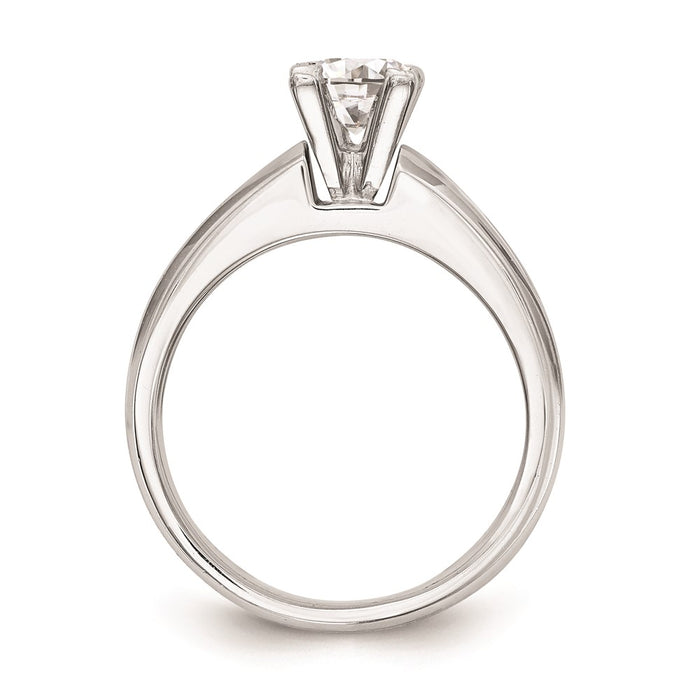 Buy Stylish 14K White Gold Princess Cut Engagement Ring Setting - Exclusive Value-2