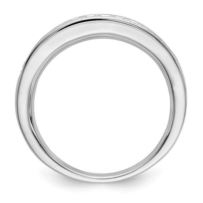 Buy Affordable 14K White Gold Wedding Band | 1/2 Carat Channel-Set Diamonds-2