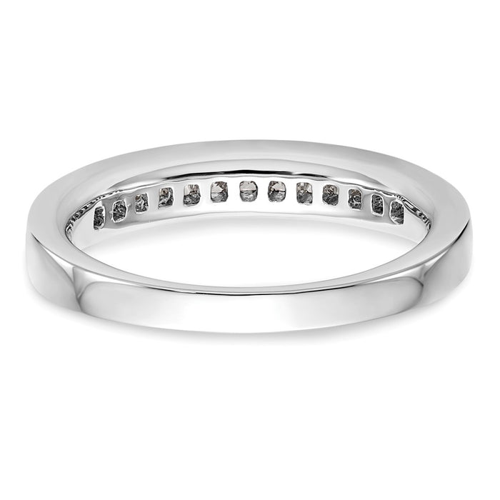 Buy Affordable 14K White Gold Wedding Band | 1/2 Carat Channel-Set Diamonds-5