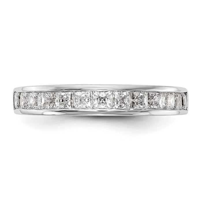 High-Quality 14K White Gold 3/4 Carat Diamond Wedding Band - Stylish & Affordable-4