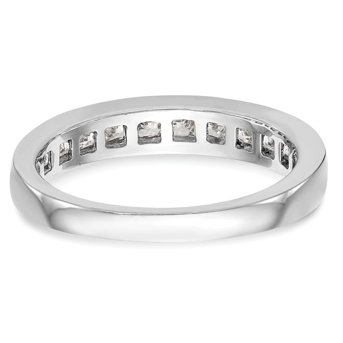 High-Quality 14K White Gold 3/4 Carat Diamond Wedding Band - Stylish & Affordable-5