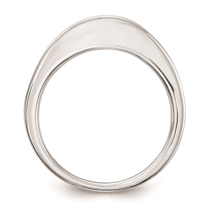 Buy 14K White Gold Princess Cut Channel-Set Wedding Band - Stylish Value-2