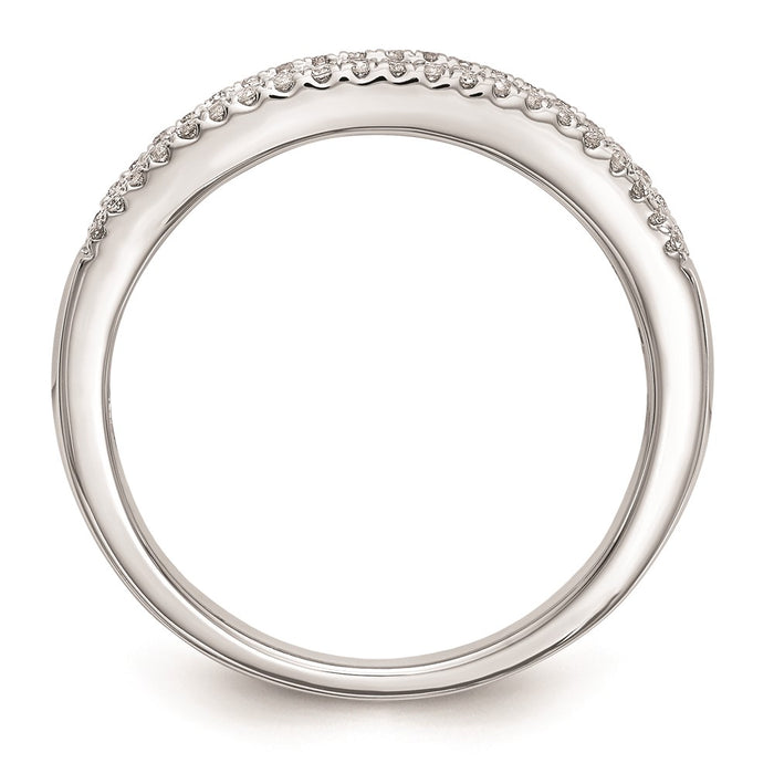 High-Quality 14K White Gold Wedding Band Setting | Stylish & Affordable Option-2