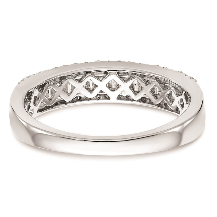 High-Quality 14K White Gold Wedding Band Setting | Stylish & Affordable Option-5