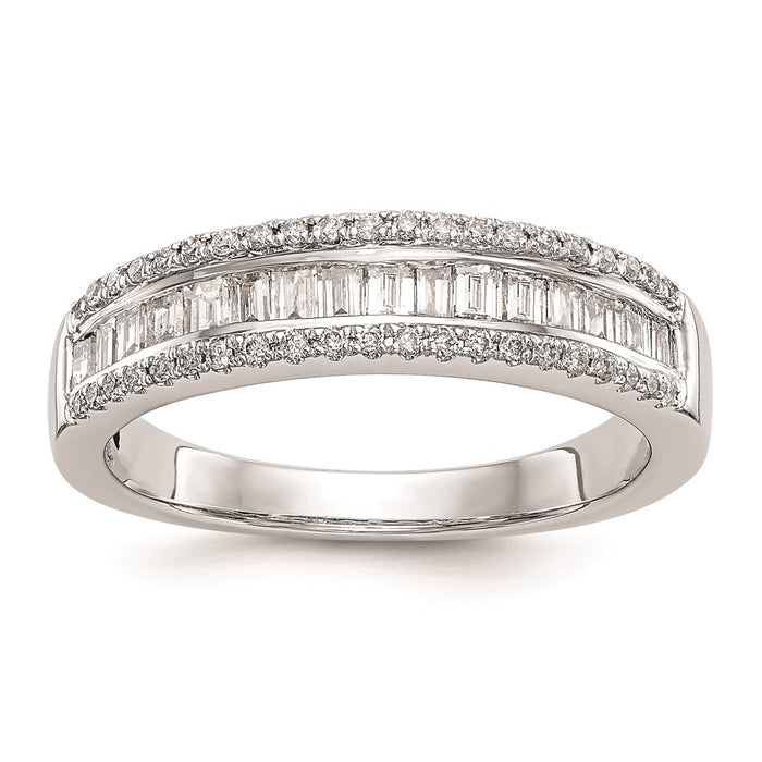 High-Quality 14K White Gold Wedding Band Setting | Stylish & Affordable Option-1
