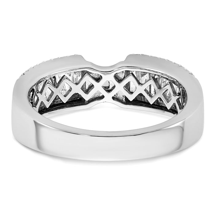 Buy Exclusive 14K White Gold Semi-Mount Ring with 3/4 Carat Diamonds-5