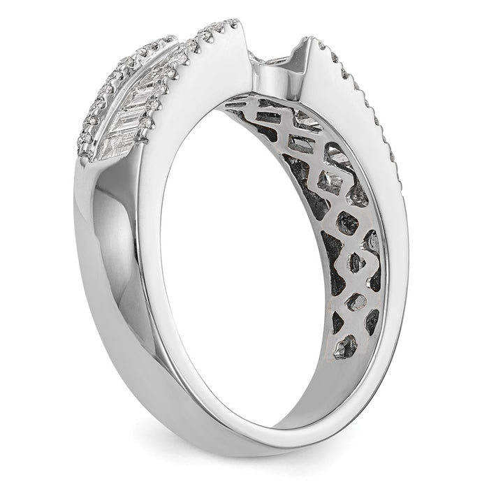 Buy Exclusive 14K White Gold Semi-Mount Ring with 3/4 Carat Diamonds-6