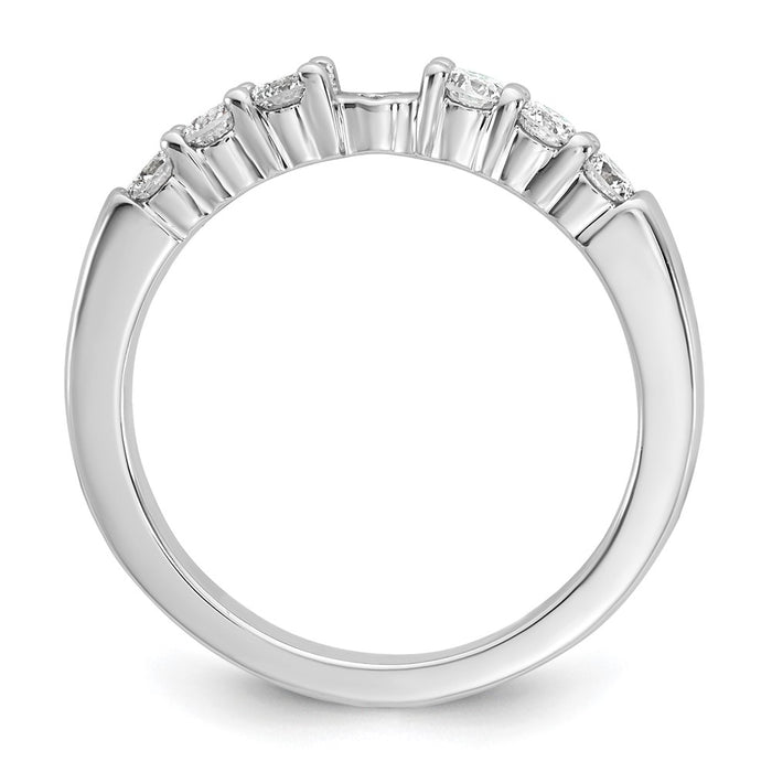 Buy Stylish 14K White Gold Semi-Mount Engagement Ring, 3/8 Carat Diamond-2