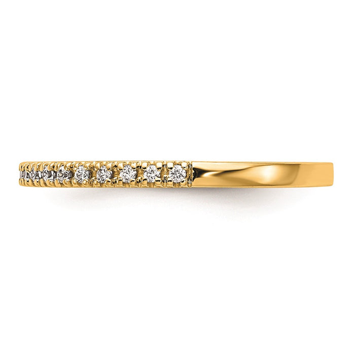 High-Quality 10K Gold Diamond Wedding Ring - Stylish & Affordable Elegance-3