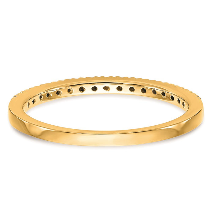 High-Quality 10K Gold Diamond Wedding Ring - Stylish & Affordable Elegance-5