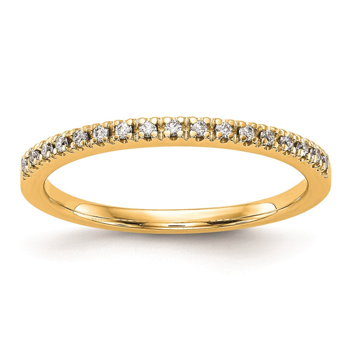 High-Quality 10K Gold Diamond Wedding Ring - Stylish & Affordable Elegance-1