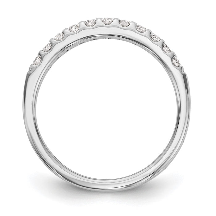 Buy Stylish 14K White Gold Wedding Band Set - 1/3 Carat Diamonds, Affordable Price-2