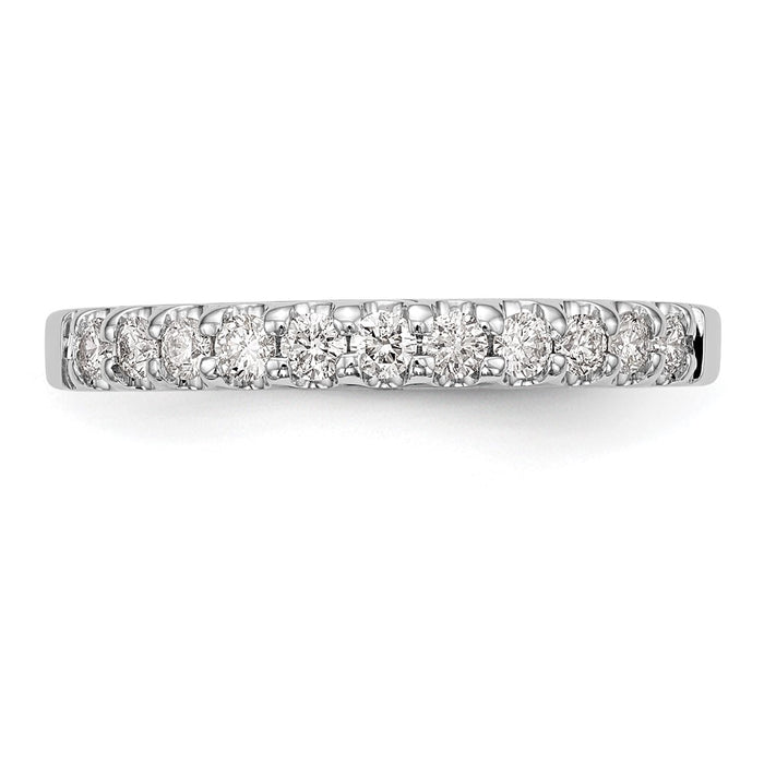 Buy Stylish 14K White Gold Wedding Band Set - 1/3 Carat Diamonds, Affordable Price-4
