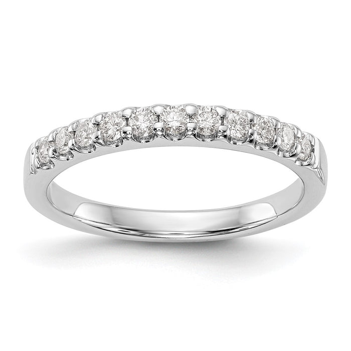 Buy Stylish 14K White Gold Wedding Band Set - 1/3 Carat Diamonds, Affordable Price-1