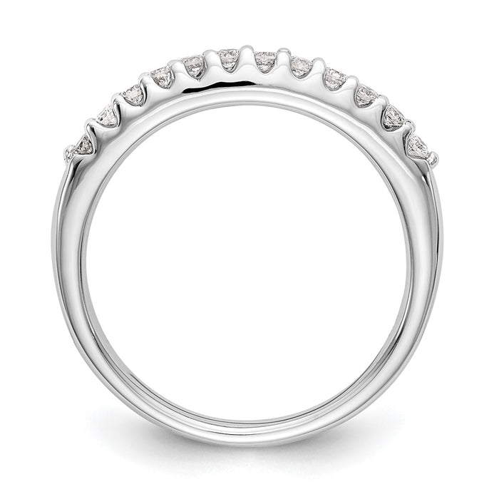 Buy Stylish 14K White Gold Wedding Band Set with 1/4 Carat Diamonds-2